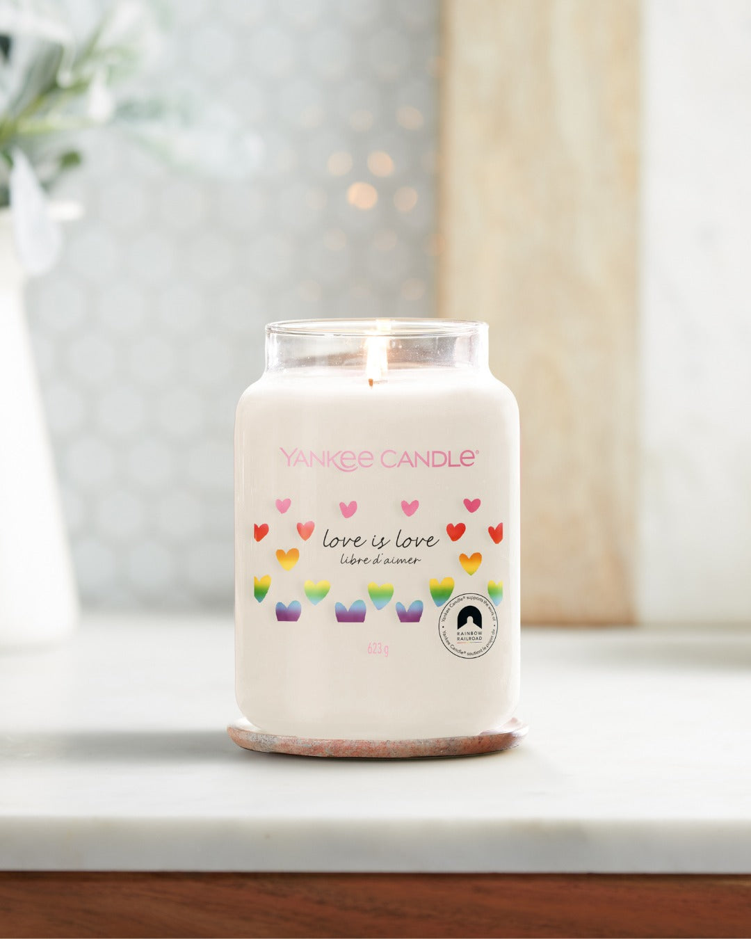 Celebrate Genuine Love With Love Is Love Candle