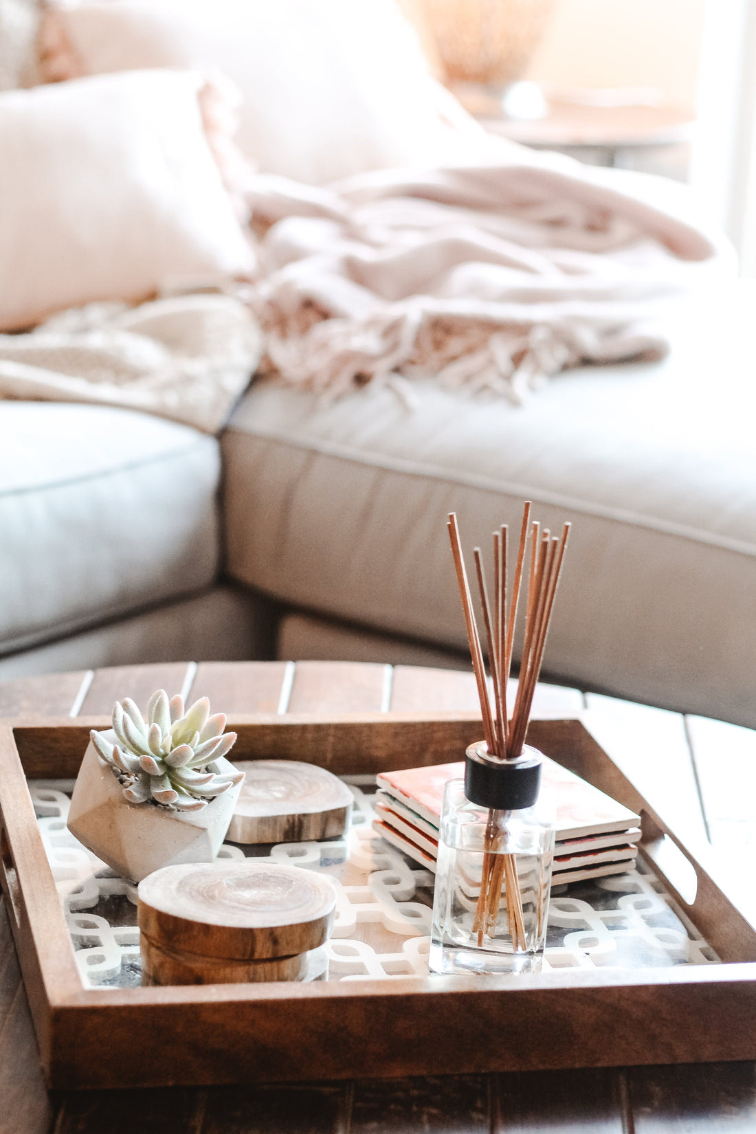 Create a refreshing ambiance at home with our reed diffusers