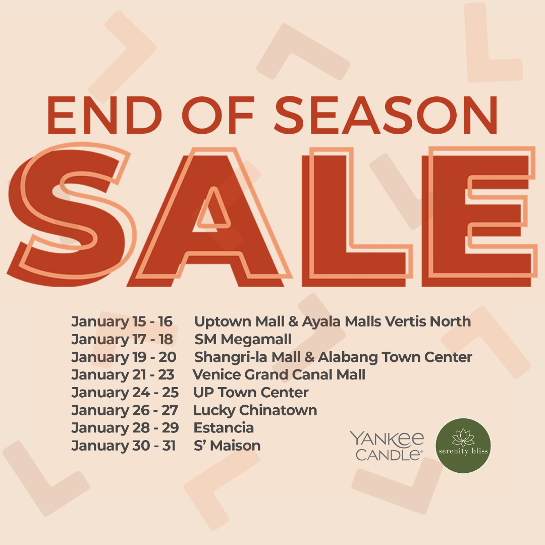 Save BIG this New Year with our End-of-Season Sale