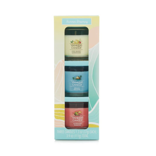 Yankee Candle 3 Pack Mini Candle Summer Dreaming (367g)