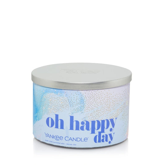 Yankee Candle 3 Wick Candles Ocean Air Oh Happy Day (876g)