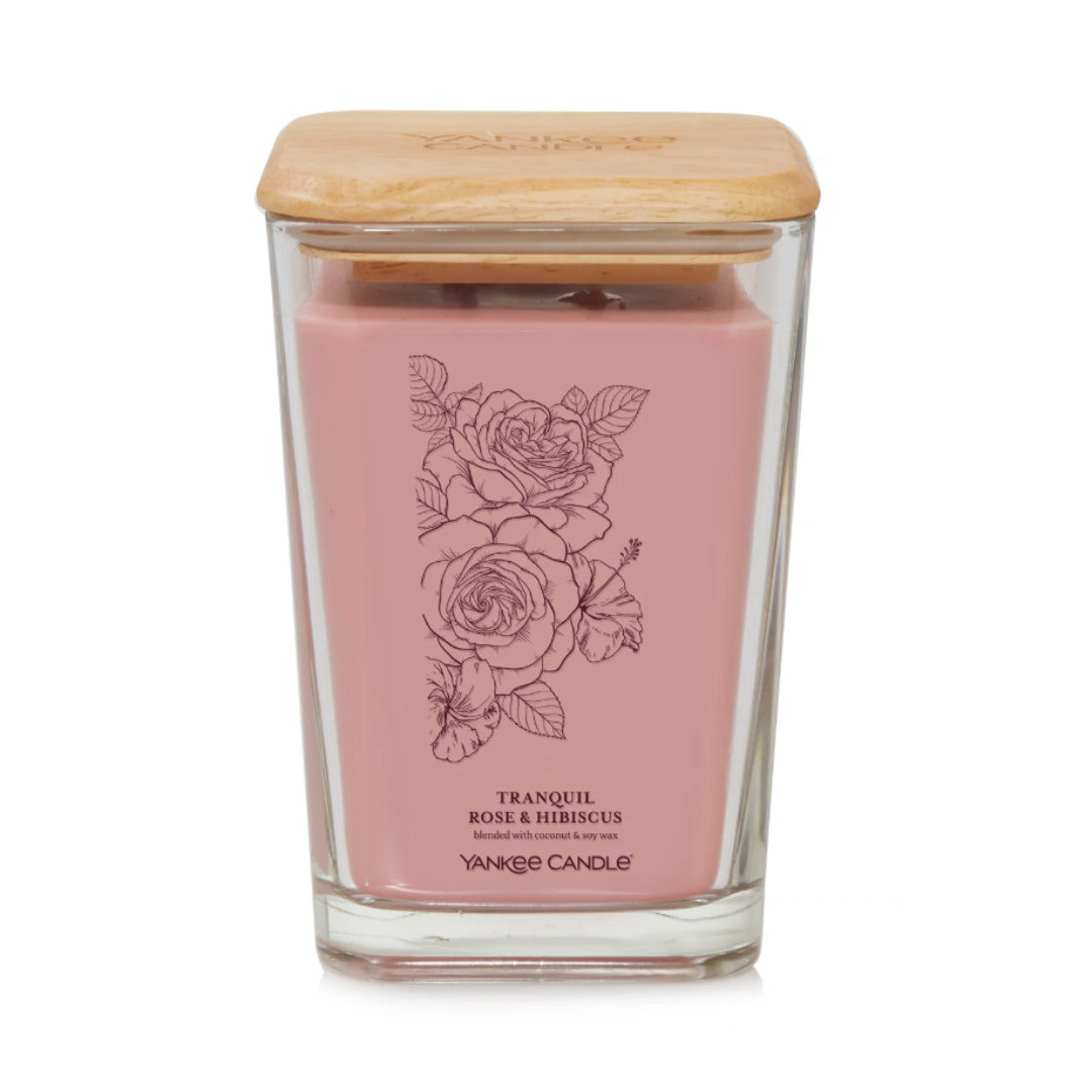 Yankee Candle Well Living Collection Large Tranquil Rose & Hibiscus (1370g)