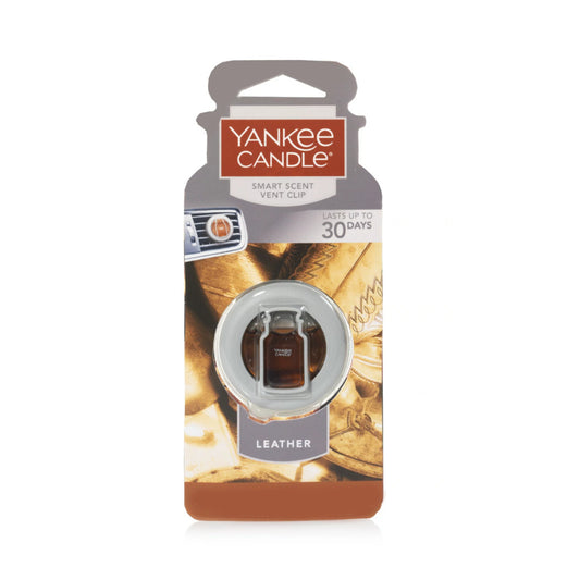Yankee Candle Car Vent Clip Leather (27g)