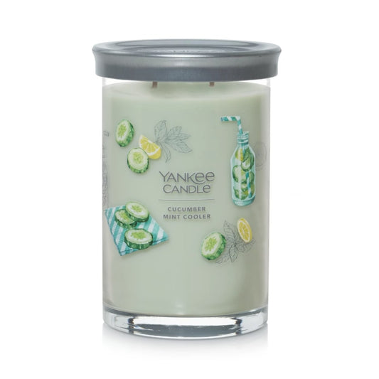 Yankee Candle Signature Collection 2 Wick Tumbler Large Cucumber Mint Cooler (1078g)