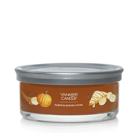 Yankee Candle Signature Collection 5 Wick Candles Pumpkin Banana Scone (984g)
